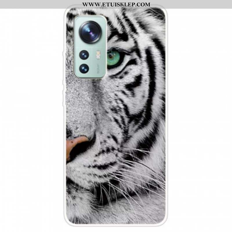 Etui do Xiaomi 12 Pro Biały Tygrys